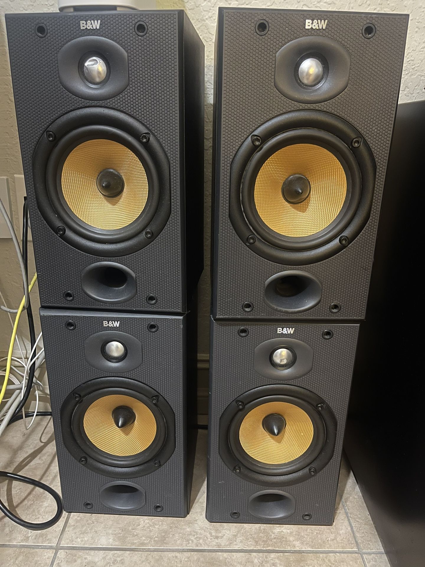 B&W DM601 S2 ペア 動作品 Bowers &Wilkins B&W DM601 S2 B&W DM601 S2 ペア 動作品 Bowers &Wilkins B&W DM601 S2