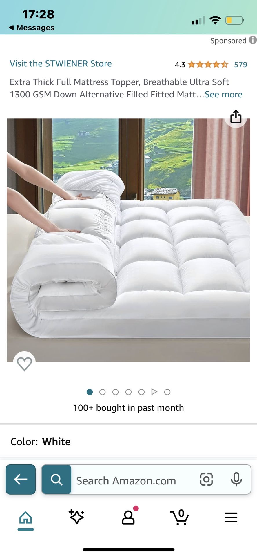 Full Size Mattress Toppers Must Go!!