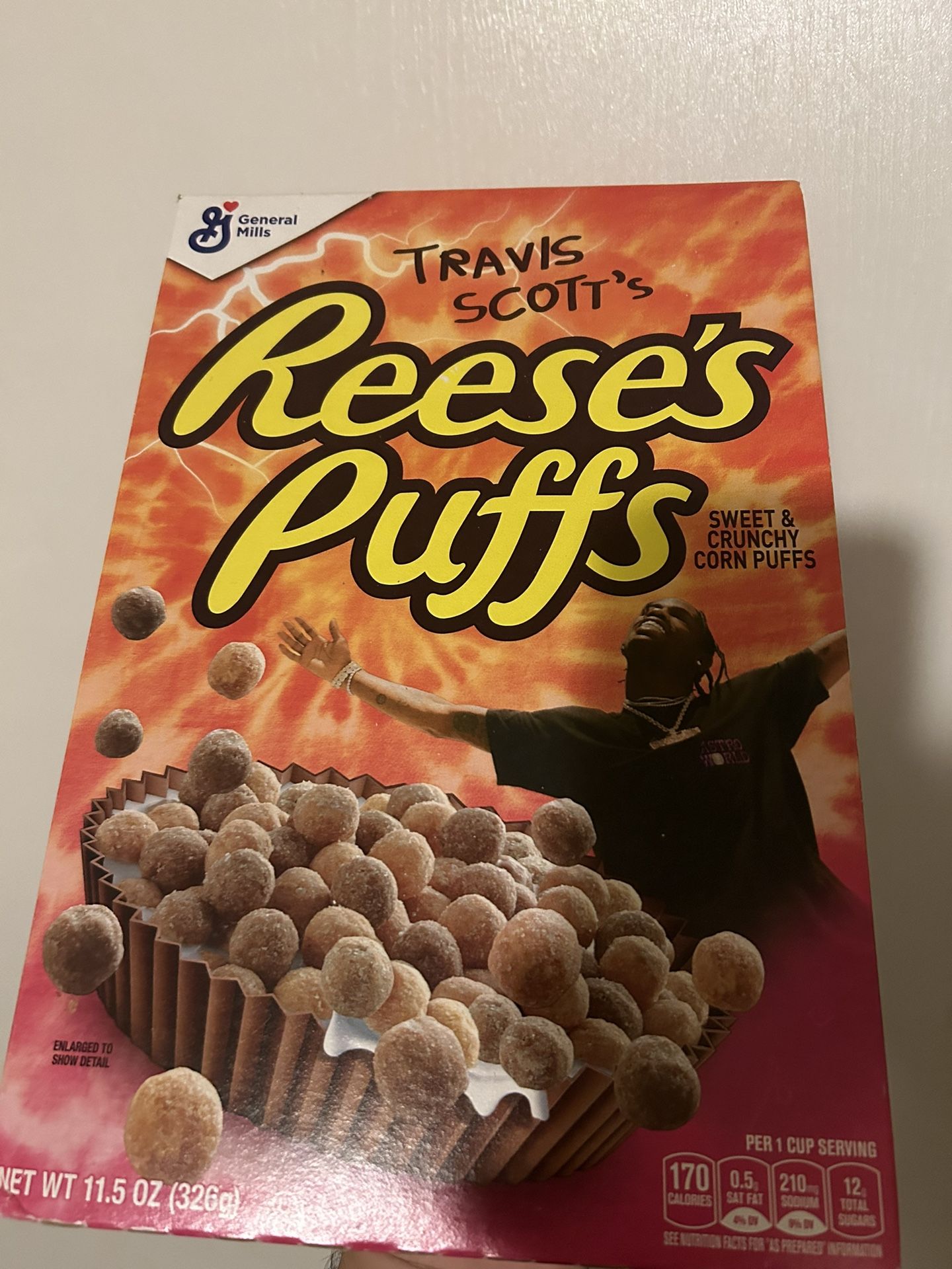 Travis Scott Limited Edition Cereal Box