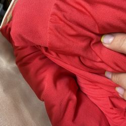 Red Tablecloth 2 Pack 6ft Stretchy NonWrinkle New In Package 