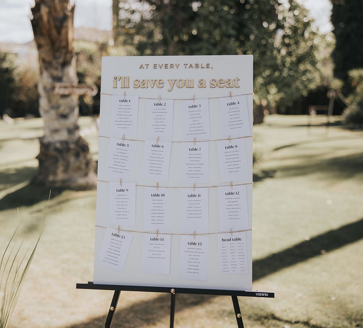 Taylor Swift Wedding Seating Chart Sign