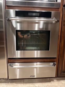 DACOR wall oven, microwave and warming tray