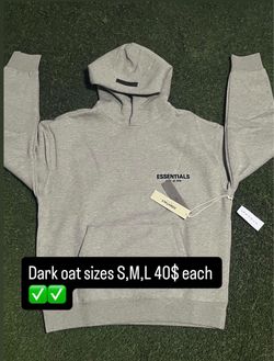 Essential hoddie size small medium large