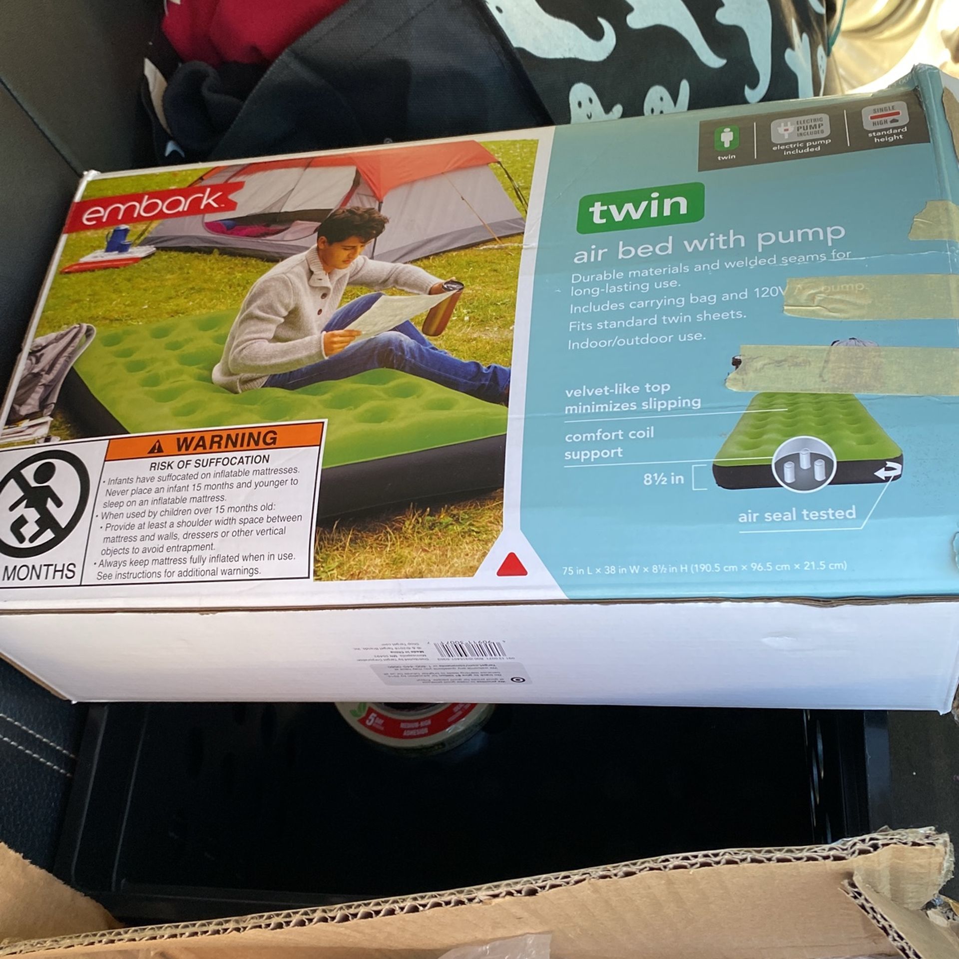 Twin Size Air Mattress With Pump