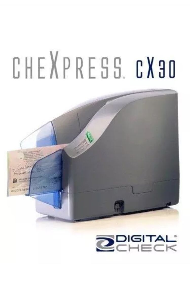 Digital Check - Chexpress CX30 Scanner with Endorser inkjet