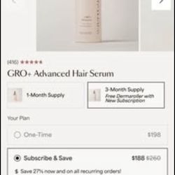 Vegamour Hair growth serum- 2 Sets Of 3 (6 Total) 