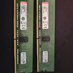 2x8gb  DDR4 Desktop Ram PC4-2400
