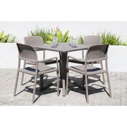 Nardi Bora 5-Piece Dining Set, Tan