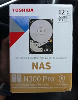 Toshiba N300 Pro 12TB NAS Hard Drive