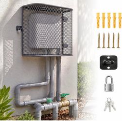 Wall-mounted Irrigation Sprinkler Controller Box with Stainless Steel Lock Wall-mounted Sprinkler Controller Box, Irrigation Controller Locker Steel S