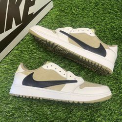 Jordan 1 Retro Low Golf Travis Scott Neutral Olive