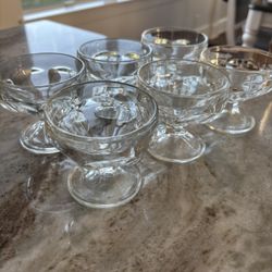 Glass Ice Cream Cups