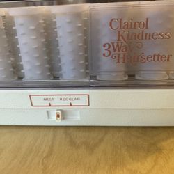 Clairol kindness 3 Way Hairsetter-no Clips
