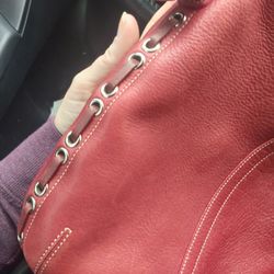 Coach Bag! Nice! I Think It's Leather