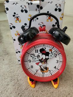 Disney Minnie MOUSE ALARM Clock. Original Box.  Never Used