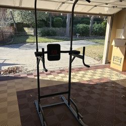 Multi - Function Pull-Up And Dip Station