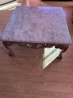 Mesa De Centro De Mármol 41 X 41