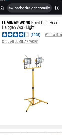 Luminar Work Halogen Shop Light 1000w