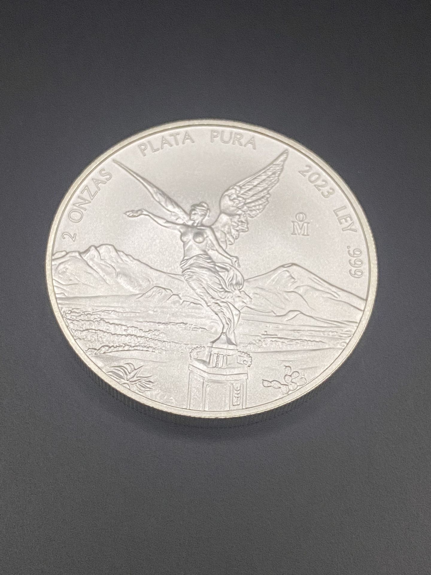 2 Oz. 2023 Mexico Libertad .999 Fine Silver Coin - Brilliant Uncirculated (BU)