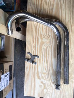 Triumph TT pipes. 1.75 inch. TR6 Bonne