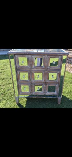 Mirror dresser house cabinet