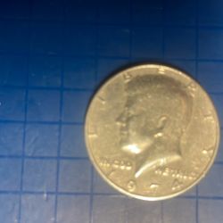 1974 No Mint Mark 50 Cent Piece