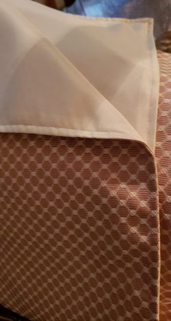 Tan Linen table runner 72x13