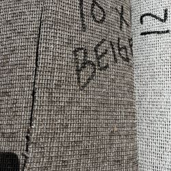 (2) Beige Carpet Remnants 