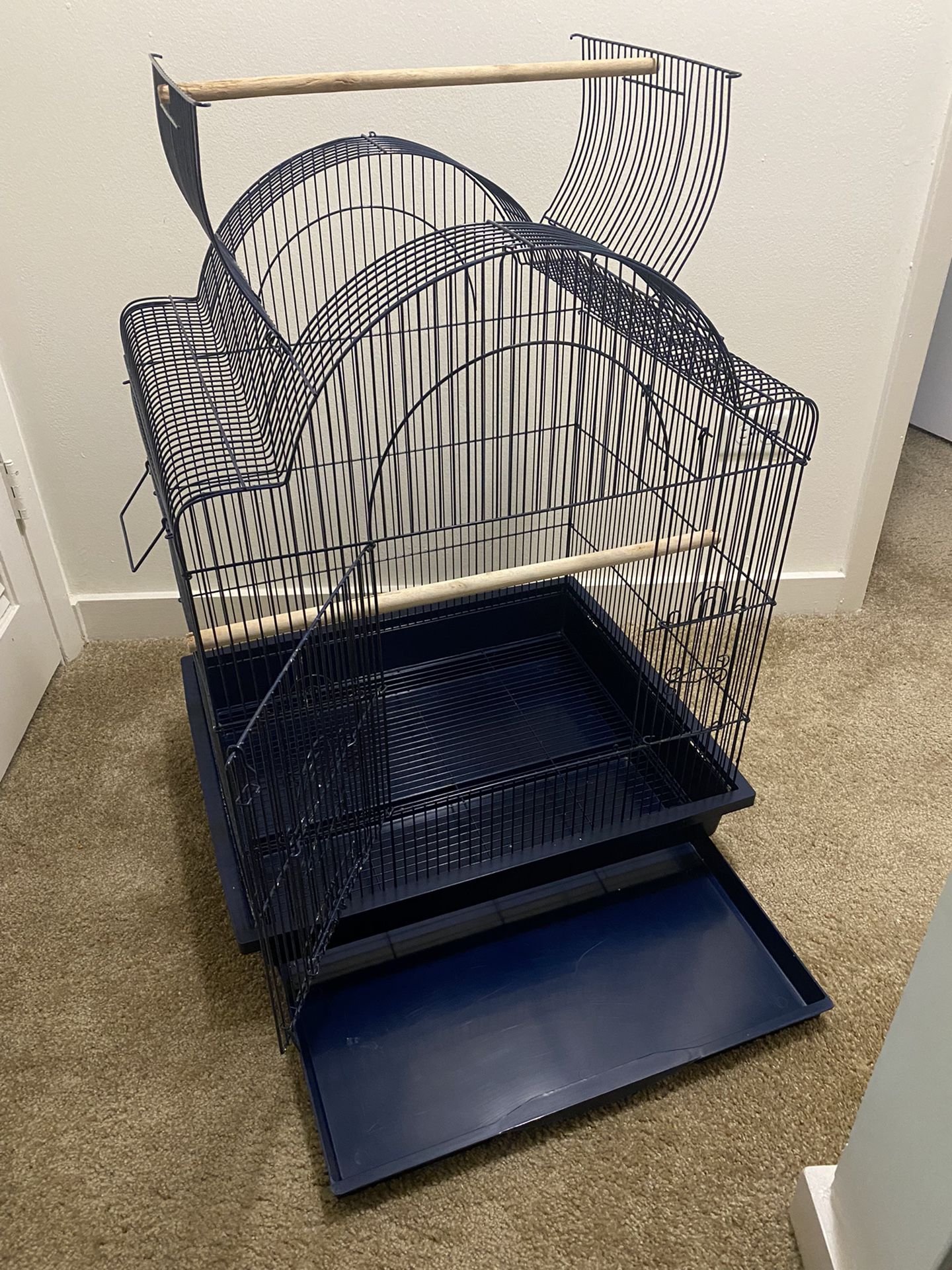 Birds Cage For Birds Used Blue 