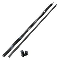 Billiard Pool Cue Stick Carbon Fiber Shaft Low Deflection 58in 12.5mm Tip 3/8x8 Joint Adjustable Weight 8/9 Ball CRICAL