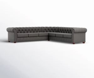Velvet Gray 117” Sectional