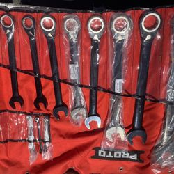 Proto Ratcheting End Wrenches