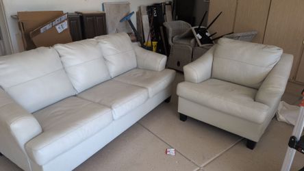 Leather sofas