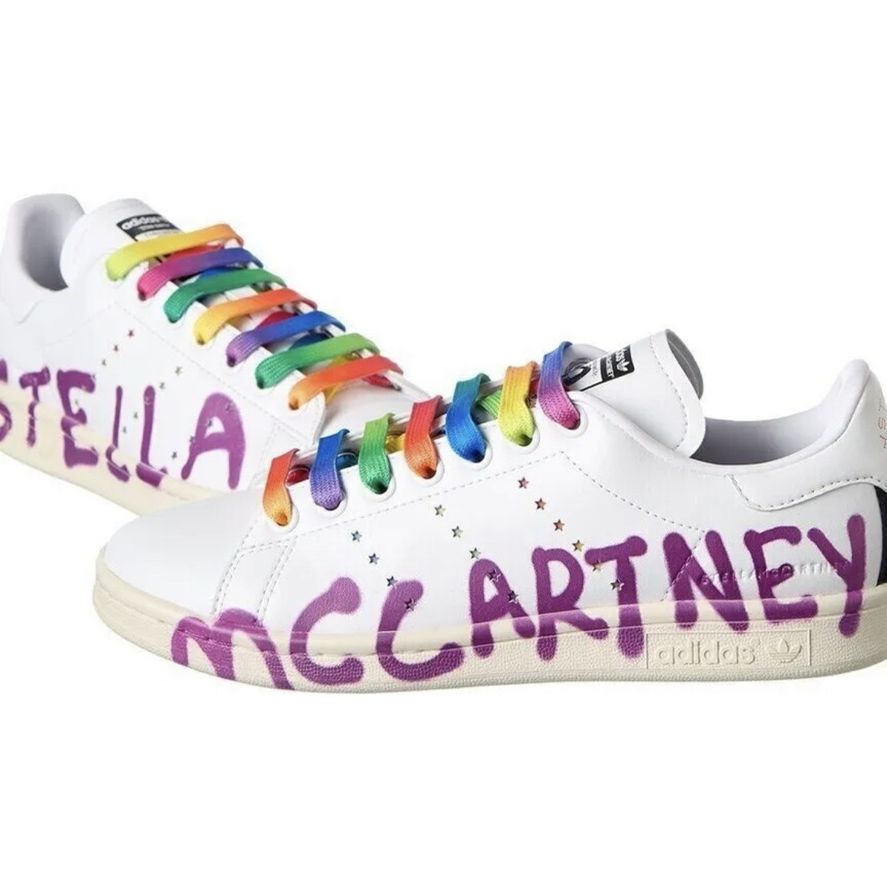 Stella Mccartney X Adidas Ed Curtis Stan Smith Logo Sneaker