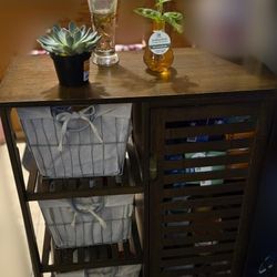 Bamboo Storage Table