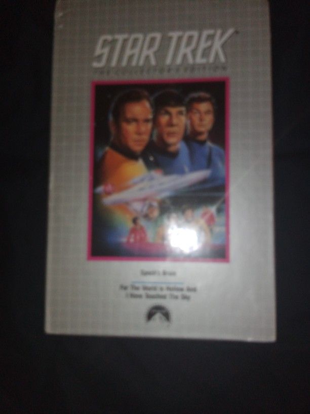 Startrek VHS Tapes 