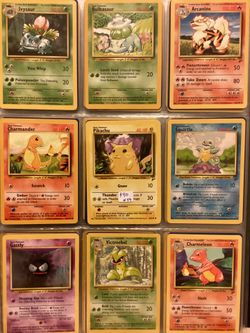Vintage Collection of 90 Pokémon Cards NM to LP (Bundle #59)