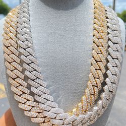 19mm 2 Row Cuban Chain 