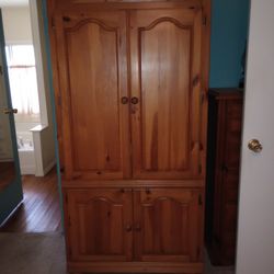  Wood TV Armoire
