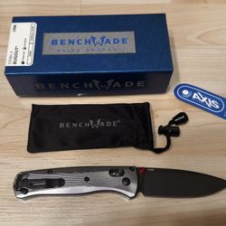 Benchmade Bugout Gray Aluminum Handle & M390 Stainless Steel Blade