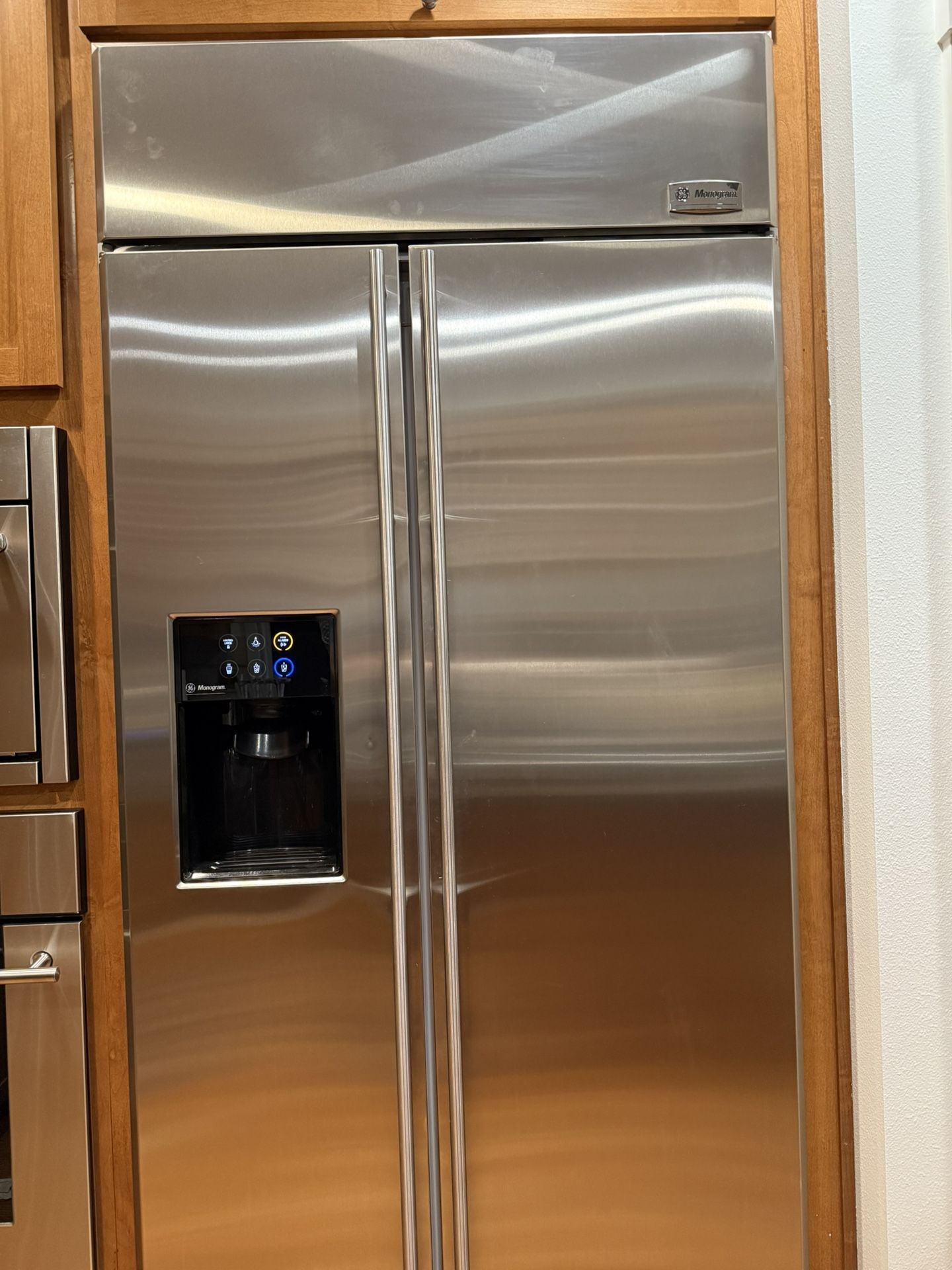 GE Monogram 36” Built-In Side-by-Side Refrigerator (Stainless Steel)