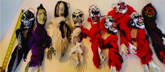 Hanging ghoul witch clown skeleton Halloween Horror Decorations