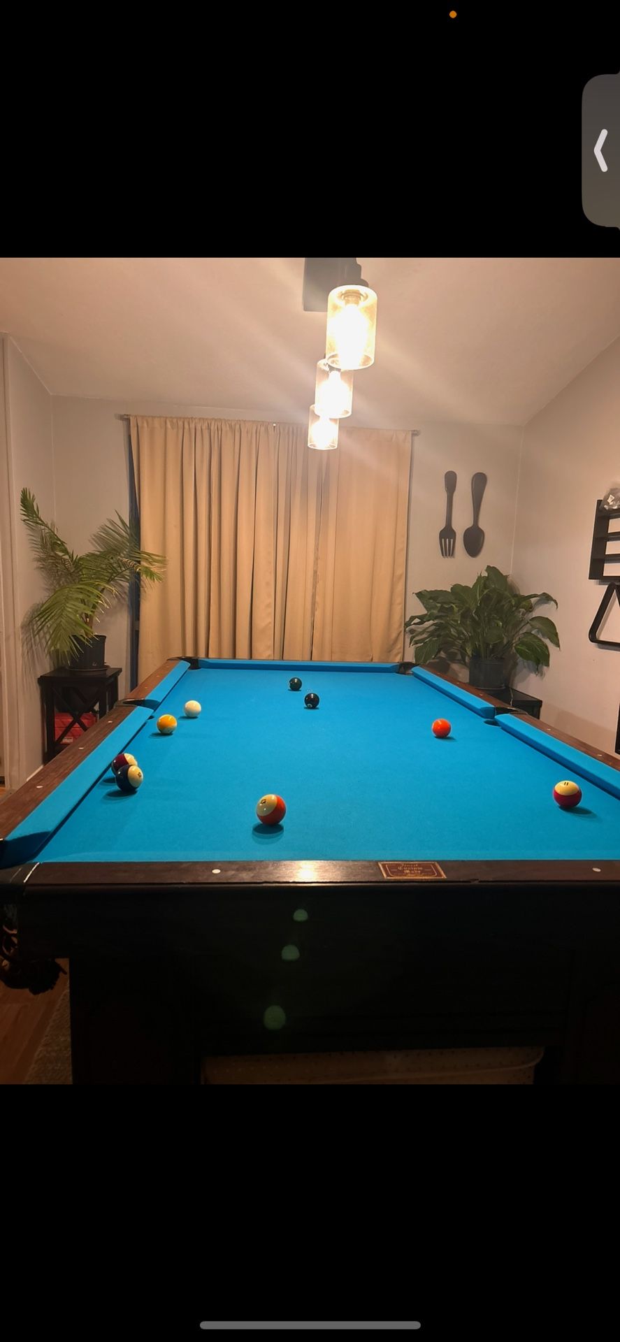 8 ft pool table