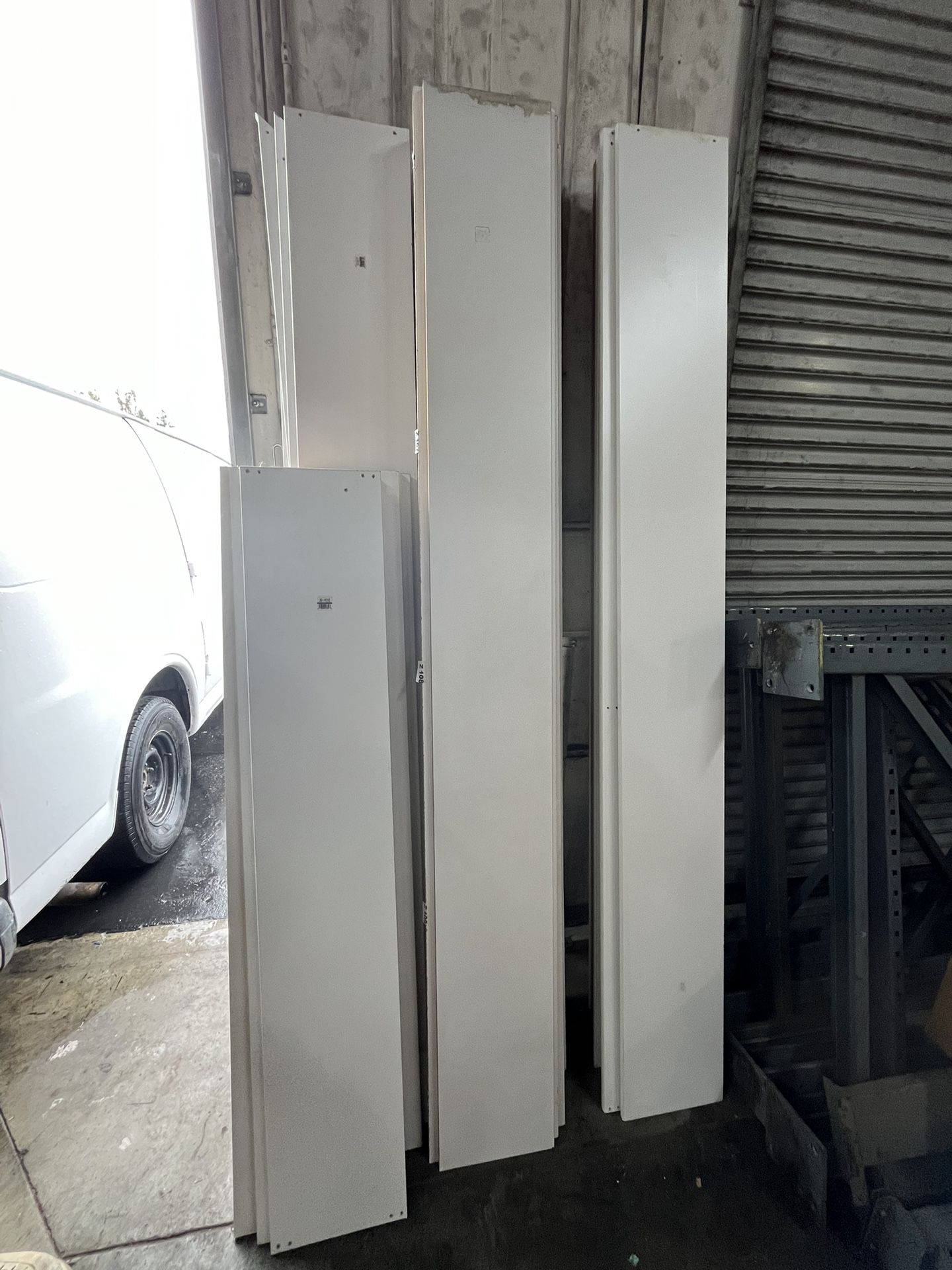 White Bullnose Particleboard Shelf