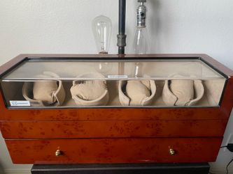 Quad Watch Winder & 6 piece storage case