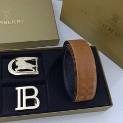 Reversible Leather Belts 