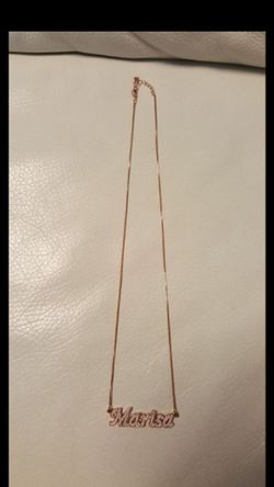 Marisa Name's Gold plated