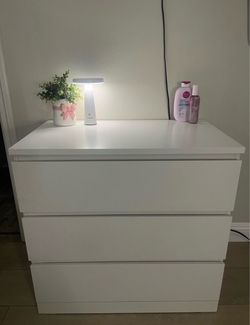 White dresser