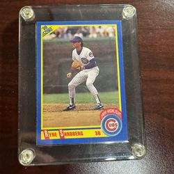 Ryne Sandberg 1990 Score Error Card