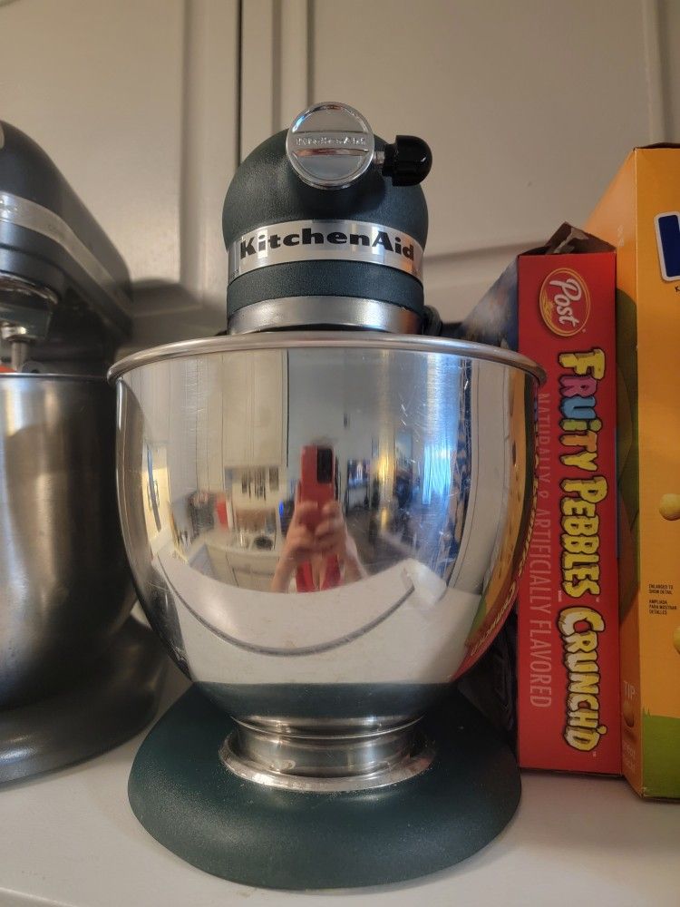 Matte Green Teal Kitchen Aid Mixer